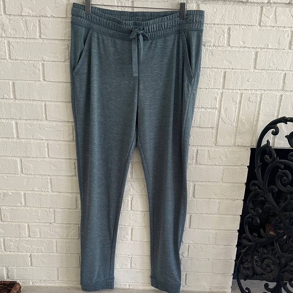 Hanes Blue / Green Comfort Jogger Pants - Picture 6 of 8